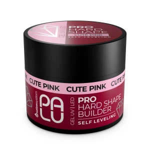 PALU Żel budujący PRO HARD SHAPE BUILDER GEL CUTE PINK 45g, intensywny, słodki, świeży odcień różu