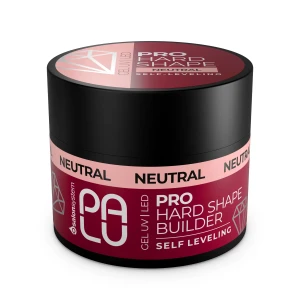 PALU Żel budujący PRO HARD SHAPE BUILDER GEL NEUTRAL 45g,  neutralny odcień, idealnie dopasowany do naturalnego koloru skóry