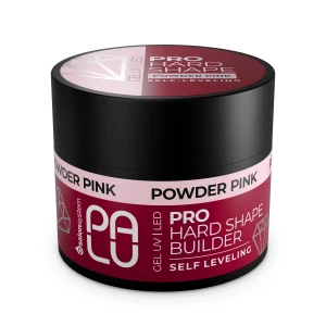 PALU Żel budujący PRO HARD SHAPE BUILDER GEL POWDER PINK 45g, bardzo subtelny  