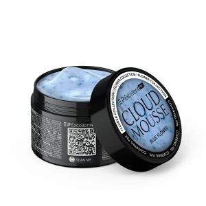 Excellent PRO Cloud Mousse BLUE FLOWER 15g, żel jak chmurka w kolorze błękitnym z niebieskimi kwiatkami suszonymi 