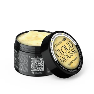 Excellent PRO Cloud Mousse YELLOW FLOWER 15g, żel jak chmurka w kolorze masełkowego żółtego z żółtymi kwiatkami suszonymi