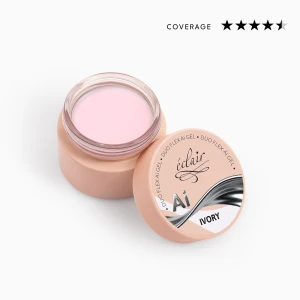 Eclair Duo Flex AI Gel IVORY - żel budujący do paznokci, z adaptacyjną formułą