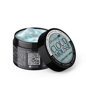 Excellent PRO Cloud Mousse TURQUOISE FLOWER 15g, żel mleczny z  turkusowymi kwiatkami