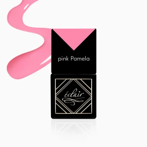 Eclair PINK PAMELA - lakier hybrydowy 7ml, pudrowo neonowy róż