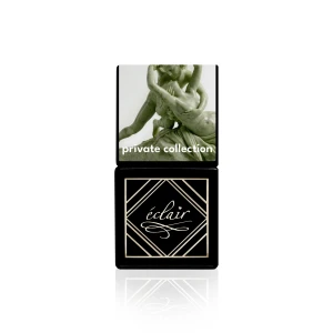 Eclair PRIVATE COLLECTION - lakier hybrydowy 7ml, chłodna, rozbielona oliwka z delikatną szarością