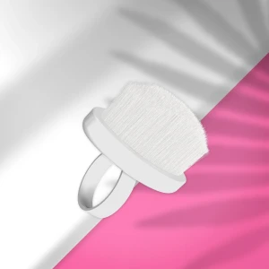STALEKS EXPERT 03 Mini Manicure pierścień z szczoteczką do oczyszczania paznokci z kurzu (10 szt.)