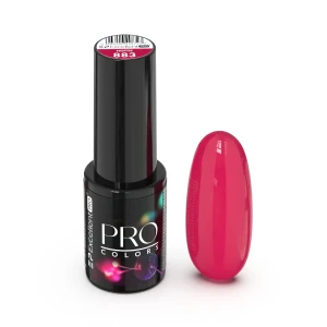 Excellent PRO Colors 883 HOTTIE 7g, lakier hybrydowy, intensywny, neonowy, ciemny róż 