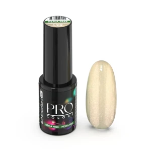 Excellent PRO Colors HemaFree 129 PERLUXIA YELLOW 7g, lakier hybrydowy, delikatny żółty z perłowa poświatąż