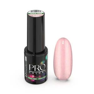Excellent PRO Colors HemaFree 130 PERLUXIA LIGHT PINK 7g, lakier hybrydowy, jasny róż z perłowa poświatą