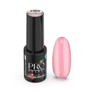 Excellent PRO Colors HemaFree 131 PERLUXIA PINK 7g, lakier hybrydowy, pastelowy róż z perłowa poświatą