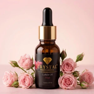 Crystal Professional Suchy olejek do skórek – o zapachu Róży, sucha oliwka Rose