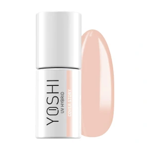 Yoshi THE EDIT Lakier Hybrydowy UV LED Cover Story 6 ml – 290, delikatny nude z kroplą pudrowego różu