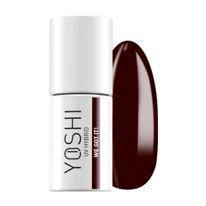 Yoshi THE EDIT Lakier Hybrydowy UV LED We Got It 6 ml – 293, głębokie bordo z kroplą czerwonego wina