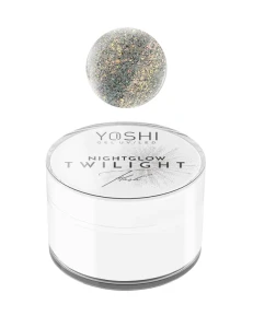 Yoshi Żel Twilight GEL UV LED Nightglow 15 ml;  żel budujący z efektem Flesh lekko samopoziomujący 