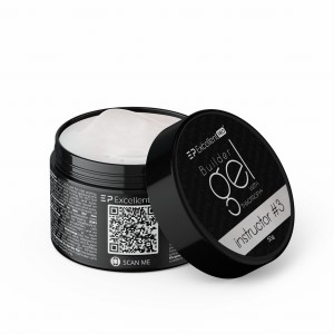 Excellent PRO Builder gel with thixotropy Instructor #3 50g, żel idealny, żel budujący 