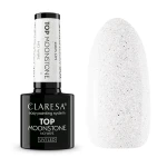 Claresa TOP NO WIPE MOONSTONE 5G, top z efektem srebrzystej brokatowej tafli