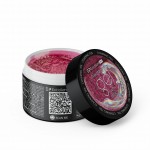 Excellent PRO Thixotropy gel with effect KALIPSO 15g, brokatowy, ciemno różowy żel z delikatną drobiną