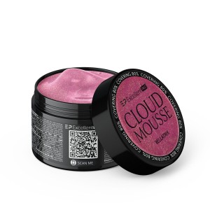Excellent PRO Cloud Mousse BELLATRIX 15g, różowy żel ze złotą drobiną