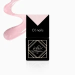 Eclair O! NAILS - lakier hybrydowy 7ml cielisty odcień z nutą różu i drobinkami