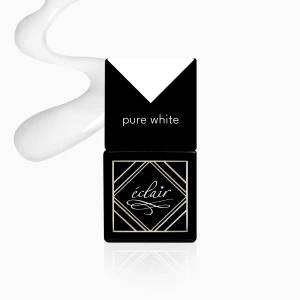 Eclair PURE WHITE - lakier hybrydowy 7ml, śnieżnobiały