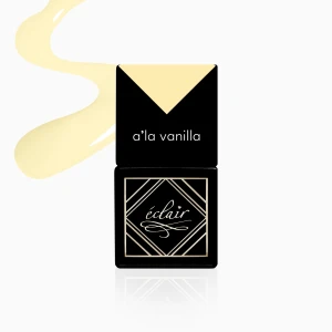 Eclair A LA VANILLA - lakier hybrydowy 7ml, kolekcja So Delicious,  pastelowa żółć w odcieniu ciepłej wanilii