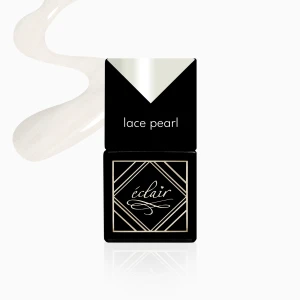 Eclair LACE PEARL - lakier hybrydowy 7ml, kolekcja So Delicious, czysta, klasyczna perła